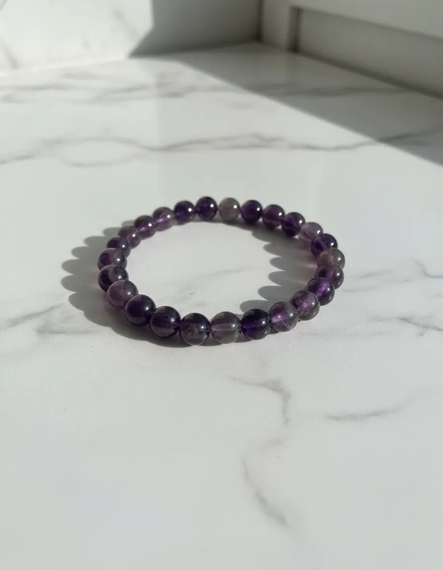 Pulsera Piedra Natural 8mm Equilibrio Protección A Elegir