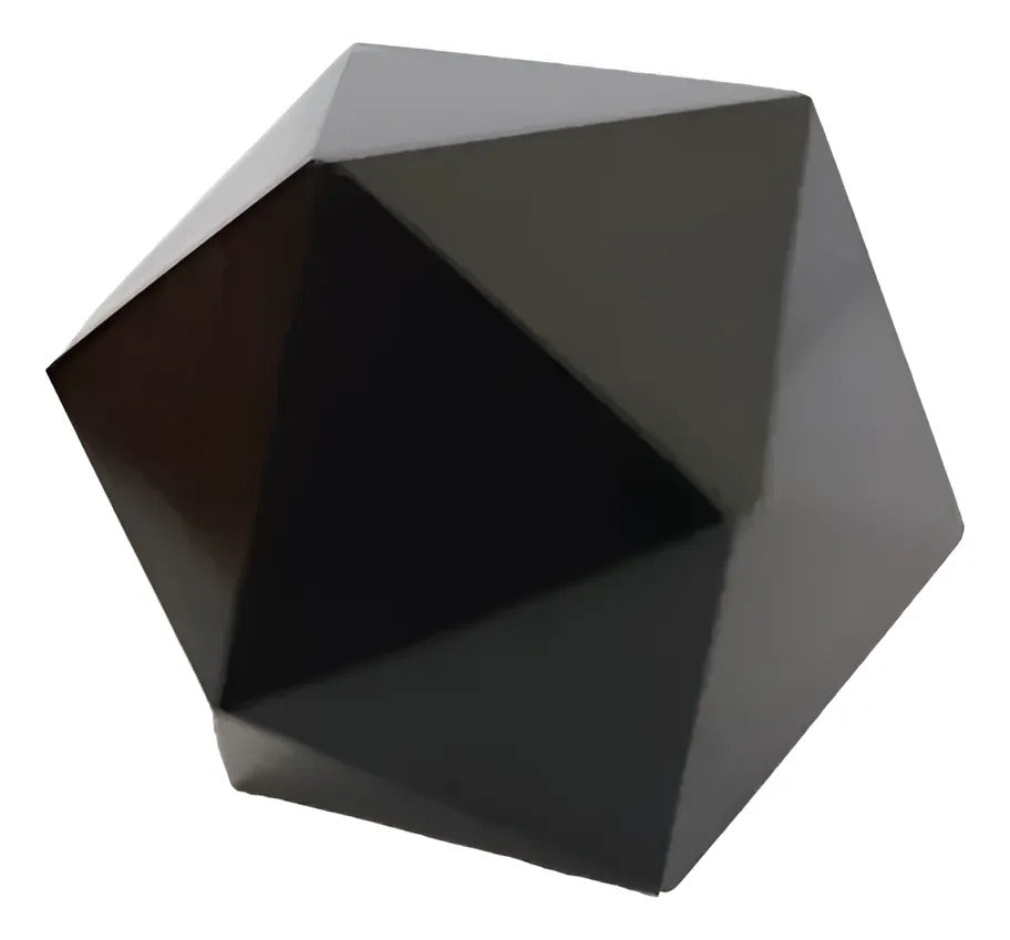 Sólidos Platónicos Obsidiana Geometría Sagrada 2 Cm