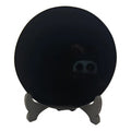 Espejo De Obsidiana Liso Artesanal 10 Cm Energía Protección