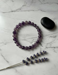 Pulsera Piedra Natural 8mm Equilibrio Protección A Elegir