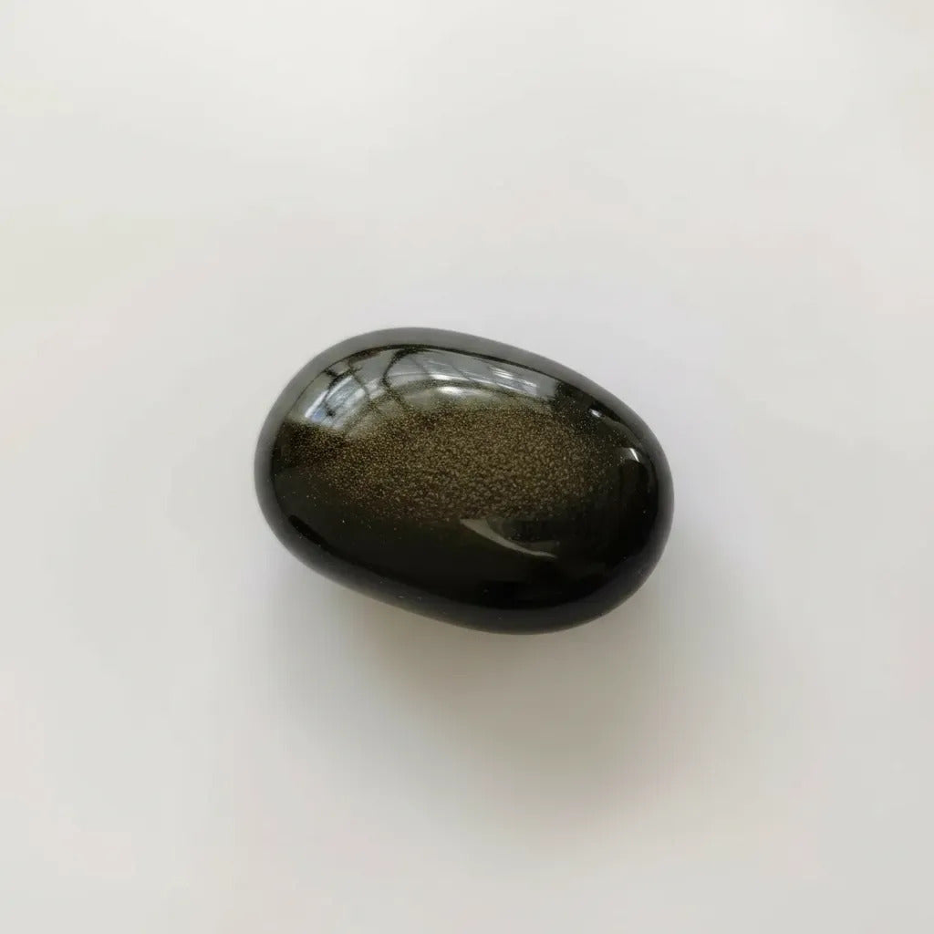Jabón Obsidiana Dorada Para Masaje 5 Cm Terapia Y Relajación