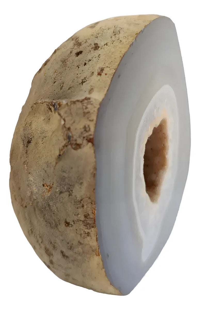 Geoda Ágata Cuarzo Natural 1.20 Kg Energía Equilibrio Decora