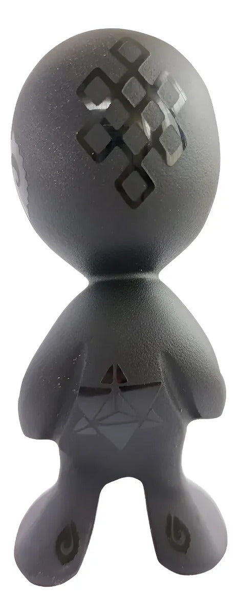 Figura Alien Obsidiana Negra Grabado Artesanal Protección Grabado 1