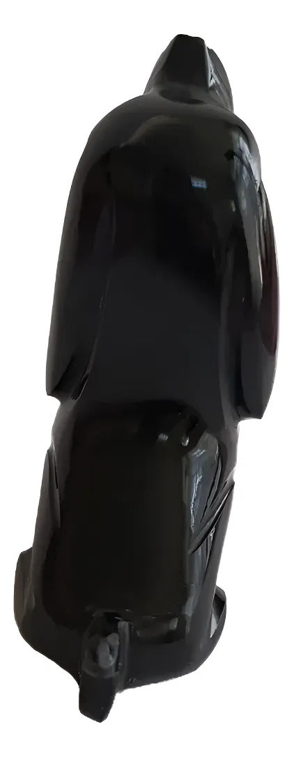 Figura Perro Obsidiana Dorada 9 Cm Artesanal Protección
