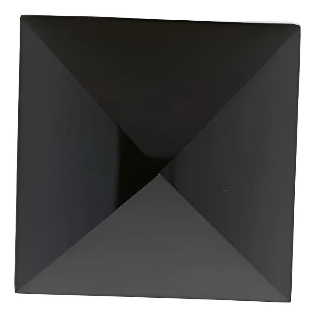 Pirámide Obsidiana Geometría Sagrada Protección Energética 7 Cm
