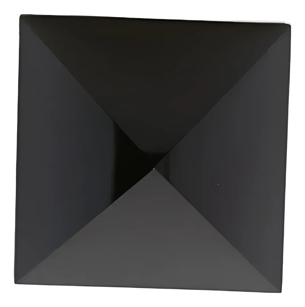 Pirámide Obsidiana Geometría Sagrada Protección Energética 7 Cm