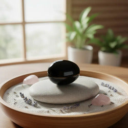 Huevo Yoni Egg Obsidiana 3.5 Cm Suelo Pélvico Protección