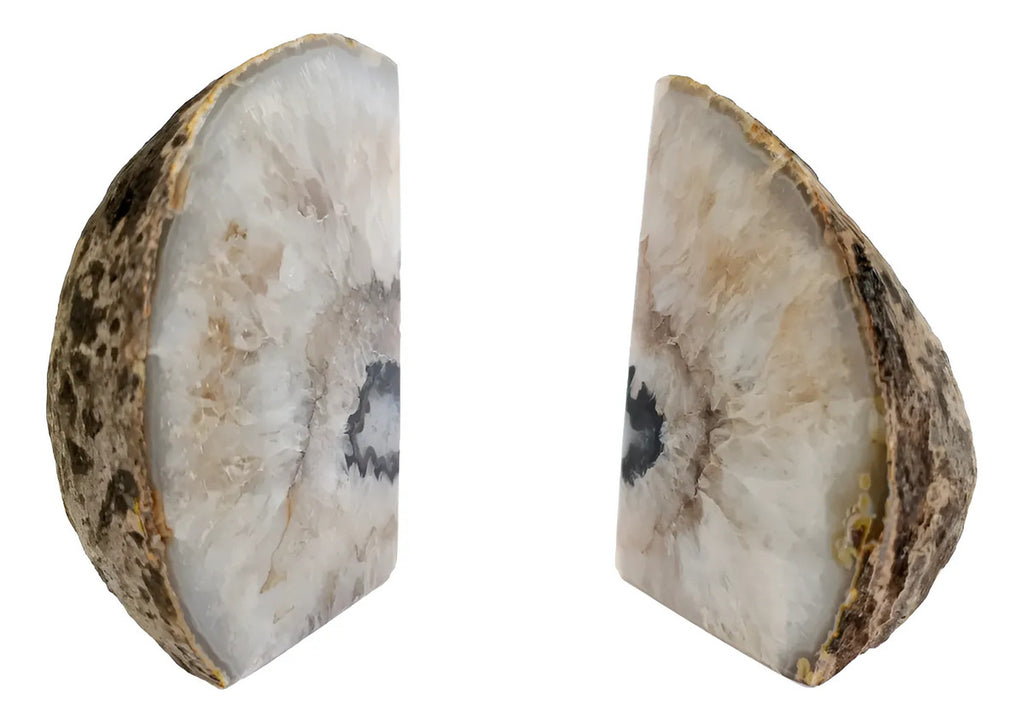 Geoda Ágata Natural 1.12 Kg Sujetalibros Energía Decoración