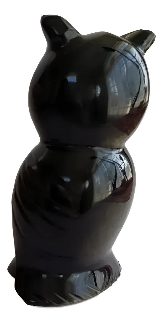 Figura Búho Obsidiana Dorada 9 Cm Artesanal Protección