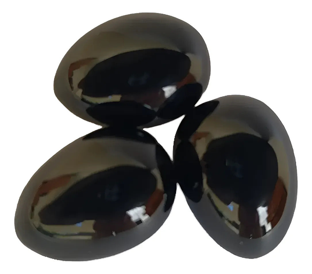 Huevo Yoni Egg Obsidiana 3.5 Cm Suelo Pélvico Protección