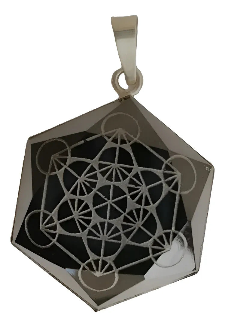 Dije Obsidiana Grabado 3.5 Cm Protección Sagrada A Elegir